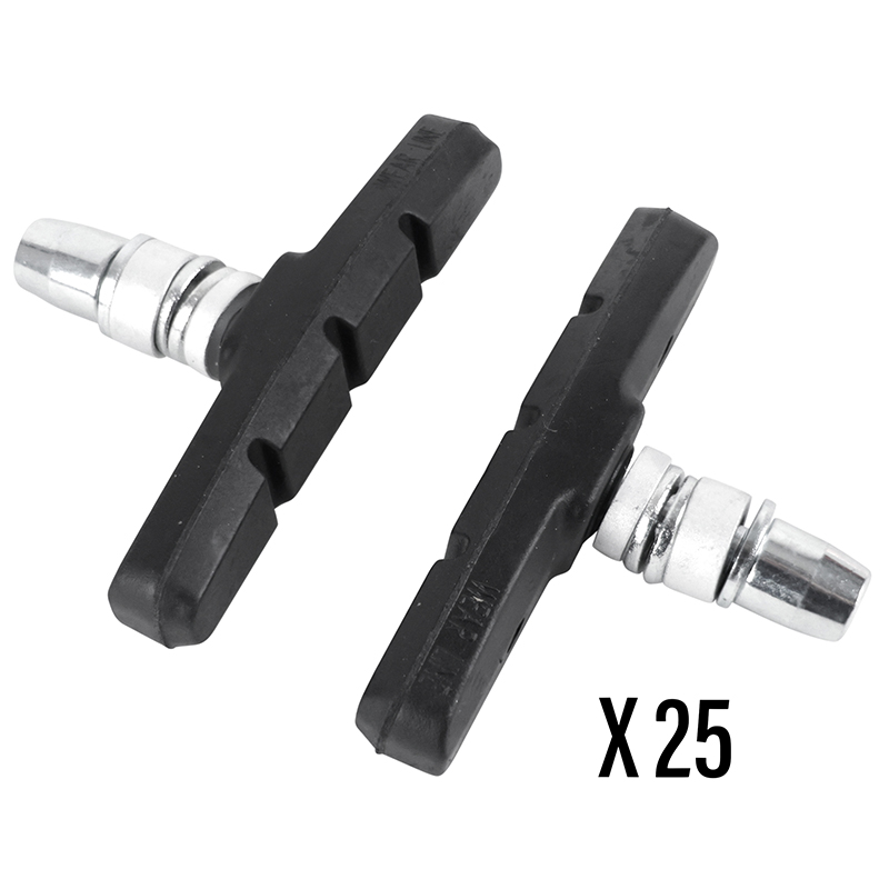 PORTE PATIN FREIN VTT A VIS SYMETRIC FIBRAX 70MM NOIR ECO (BOITE DE 25 PAIRES) PORTE PATIN FREIN VTT A VIS SYMETRIC FIBRAX 70MM NOIR ECO (BOITE DE 25 PAIRES)
