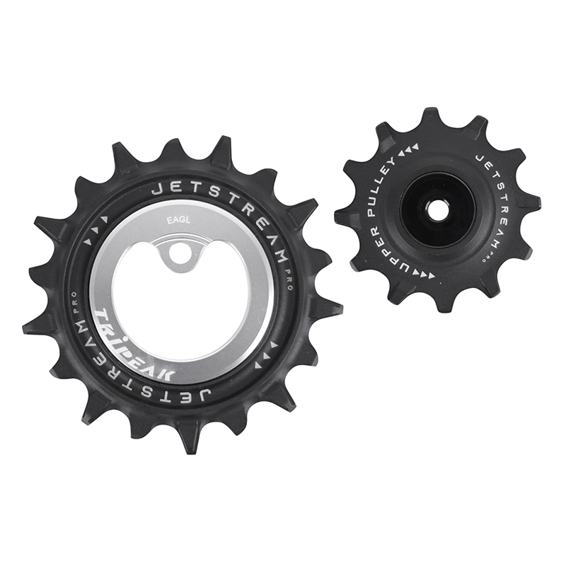 GALET DERAILLEUR AOPW TRIPEAK 12-18 DENTS CERAMIQUE 12V. SRAM MTB EAGLE AXS ARGENT (JEU DE 2)