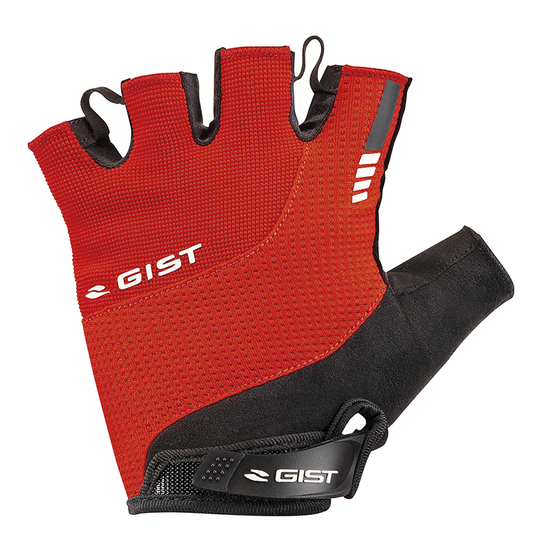 GANTS VELO COURT GIST KONTROL ETE ROUGE    XS (PAIRE SUR CARTE) AVEC VELCRO  -5512