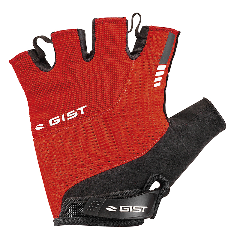 GANTS VELO COURT GIST KONTROL ETE ROUGE  M (PAIRE SUR CARTE) AVEC VELCRO   -5512