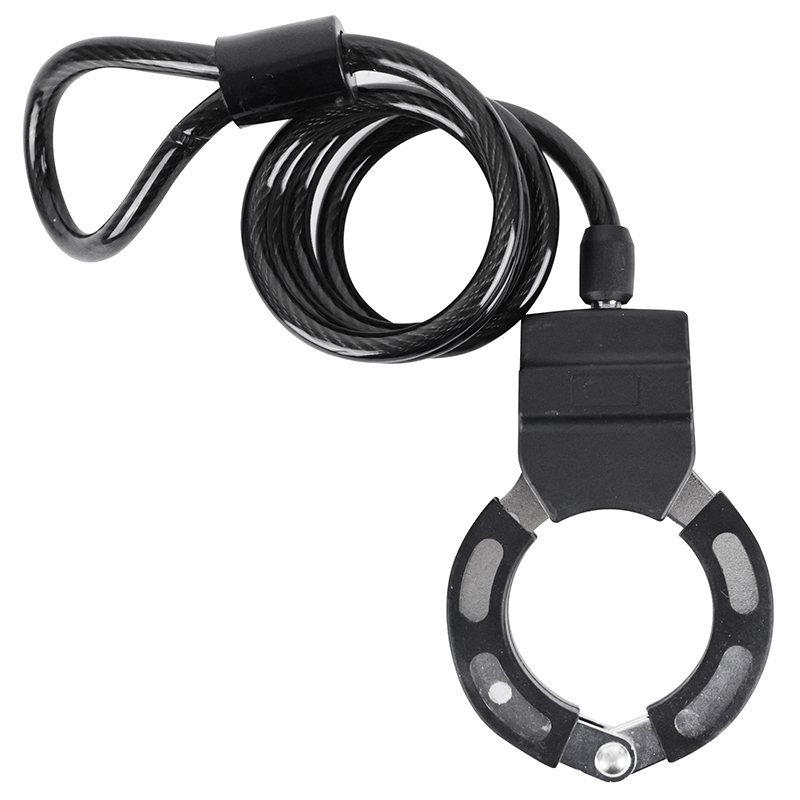 ANTIVOL VELO - TROTTINETTE CABLE A BOUCLE AVEC MENOTTE DIAM 8MM L1M - LIVRE AVEC 2 CLES -NIVEAU SECURITE 6 ANTIVOL VELO - TROTTINETTE CABLE A BOUCLE AVEC MENOTTE DIAM 8MM L1M - LIVRE AVEC 2 CLES -NIVEAU SECURITE 6