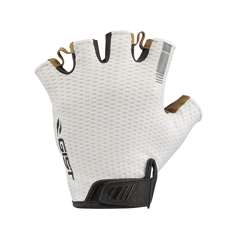 GANTS VELO COURT GIST AIR ETE BLANC XL (PAIRE SUR CARTE) AVEC VELCRO  -5519