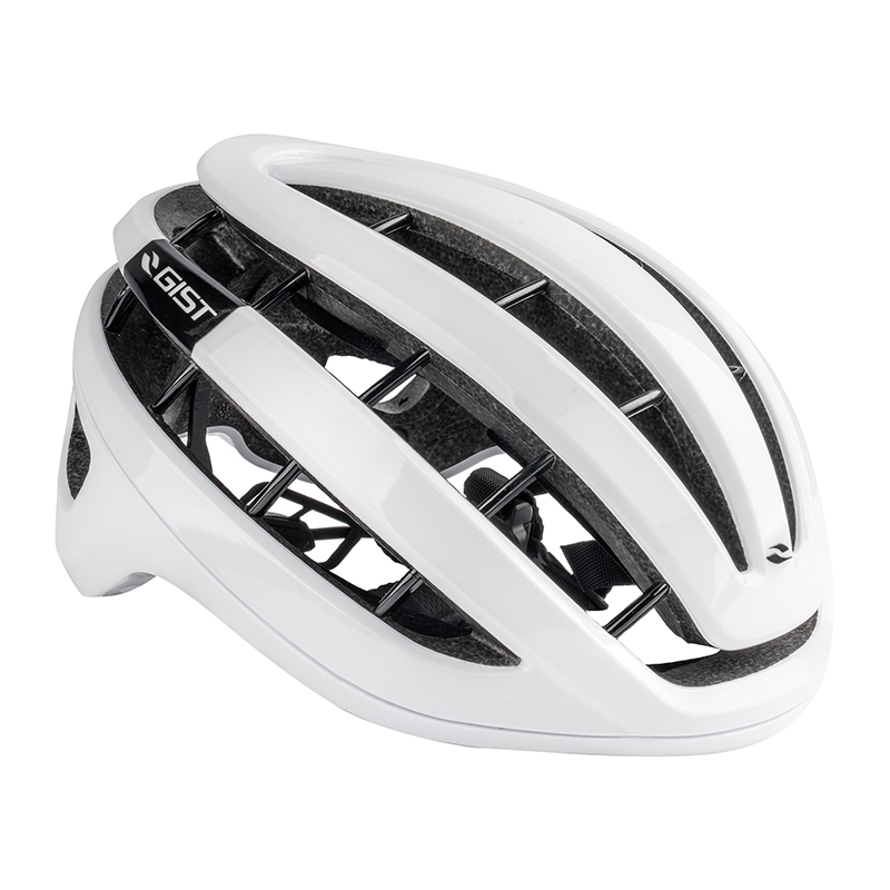CASQUE VELO ADULTE GIST ROUTE RAPIDO BLANC BRILLANT TAILLE 56-62 REGLAGE MOLETTE 255GRS CASQUE VELO ADULTE GIST ROUTE RAPIDO BLANC BRILLANT TAILLE 56-62 REGLAGE MOLETTE 255GRS