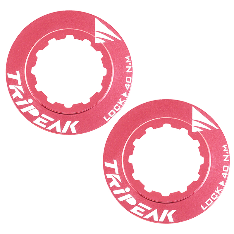 ECROU DISQUE DE FREIN CENTER LOCK TRIPEAK ALUMINIUM ULTRA LEGER 7G ROSE - SERRAGE INTERNE (VENDU A LA PAIRE) ECROU DISQUE DE FREIN CENTER LOCK TRIPEAK ALUMINIUM ULTRA LEGER 7G ROSE - SERRAGE INTERNE (VENDU A LA PAIRE)