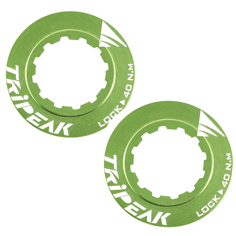 ECROU DISQUE DE FREIN CENTER LOCK TRIPEAK ALUMINIUM ULTRA LEGER 7G VERT - SERRAGE INTERNE (VENDU A LA PAIRE) ECROU DISQUE DE FREIN CENTER LOCK TRIPEAK ALUMINIUM ULTRA LEGER 7G VERT - SERRAGE INTERNE (VENDU A LA PAIRE)
