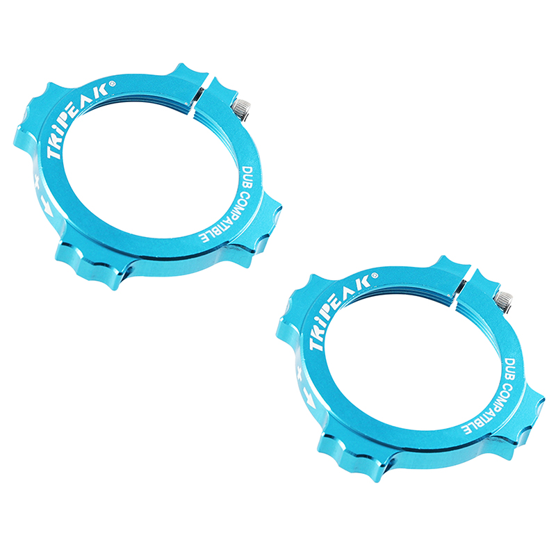 ECROU-BAGUE REGLAGE PRE-CONTRAINTE DE PEDALIER TRIPEAK POUR SRAM DUB BLEU CLAIR