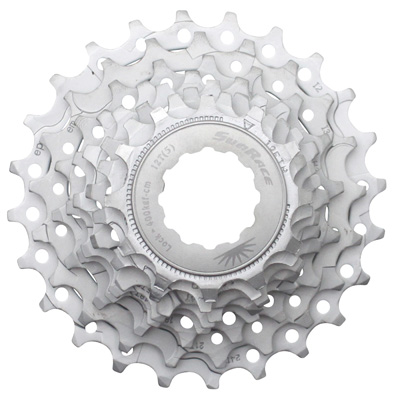 CASSETTE  8V. SUNRACE R86 12-25 ROUTE POUR SHIMANO-SRAM NICKEL (LIVRE EN BOITE) (12-13-15-17-19-21-23-25)