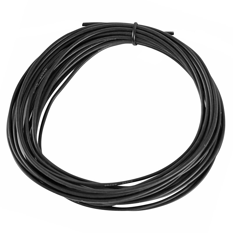 CABLE ALIMENTATION ELECTRIQUE 20AWG - 5M POUR TROTTINETTE ELECTRIQUE NOIR  -SELECTION P2R-