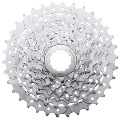 CASSETTE  9V. SUNRACE M96 11-34 VTT POUR SHIMANO NICKEL (LIVRE EN BOITE) (11-12-14-16-18-21-24-28-34)