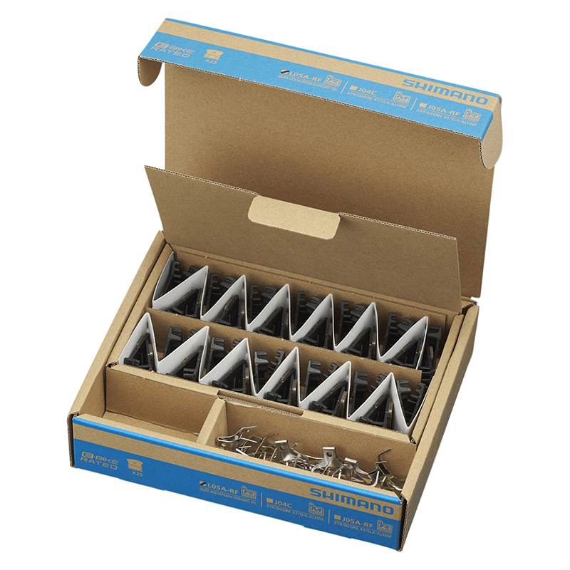 PLAQUETTE DE FREIN ROUTE SHIMANO DURA ACE, ULTEGRA, 105, GRX (SHIMANO ORIGINE RESINE) -LO5A (VENDU A LA BOITE DE 25 PAIRES) PLAQUETTE DE FREIN ROUTE SHIMANO DURA ACE, ULTEGRA, 105, GRX (SHIMANO ORIGINE RESINE) -LO5A (VENDU A LA BOITE DE 25 PAIRES)