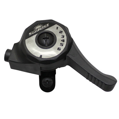 MANETTE VTT SUNRACE DROITE SHIFT A COLLIER SUR CINTRE 6V.