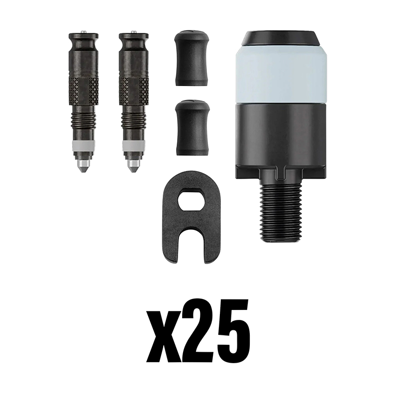 KIT ADAPTATEUR VALVE DE PNEU TUBELESS SCHWALBE CLIK VALVE SV (10X3540 - 10X3542 - 5X3541) (VENDU PAR 25) KIT ADAPTATEUR VALVE DE PNEU TUBELESS SCHWALBE CLIK VALVE SV (10X3540 - 10X3542 - 5X3541) (VENDU PAR 25)