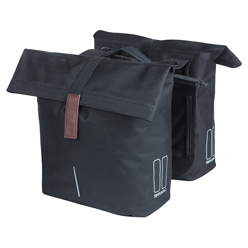 SACOCHE ARRIERE VELO DOUBLE BASIL CITY NOIR 28-32L FIXATION PORTE BAGAGE FIXATION SYSTEME MIK 2.0 (COMPATIBLE AVEC 211726 INCLUS) (33X30X19CM) FERMETURE PLIANT ANTI-PLUIE SACOCHE ARRIERE VELO DOUBLE BASIL CITY NOIR 28-32L FIXATION PORTE BAGAGE FIXATION SYSTEME MIK 2.0 (COMPATIBLE AVEC 211726 INCLUS) (33X30X19CM) FERMETURE PLIANT ANTI-PLUIE