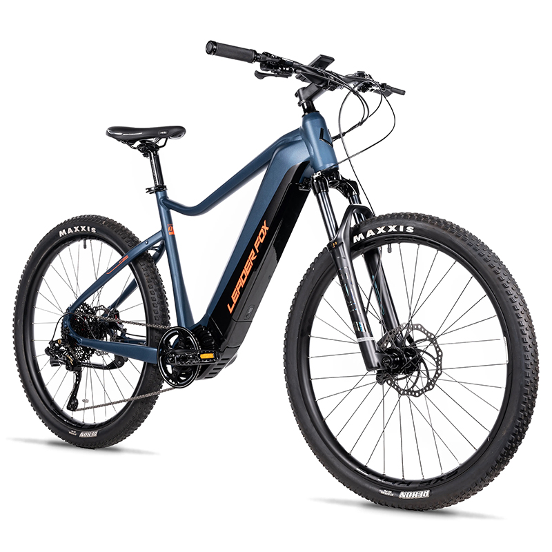 VELO ELECTRIQUE-VAE VTT 27,5 LEADER FOX KENT 2025 BLEU FONCE MAT 9V MOTEUR CENTRAL BAFANG M510 36V 95NM BATTERIE 20AH (16'' - H40.6CM - TAILLE S - POUR ADULTE DE 158CM à 168CM) VELO ELECTRIQUE-VAE VTT 27,5 LEADER FOX KENT 2025 BLEU FONCE MAT 9V MOTEUR CENTRAL BAFANG M510 36V 95NM BATTERIE 20AH (16'' - H40.6CM - TAILLE S - POUR ADULTE DE 158CM à 168CM)