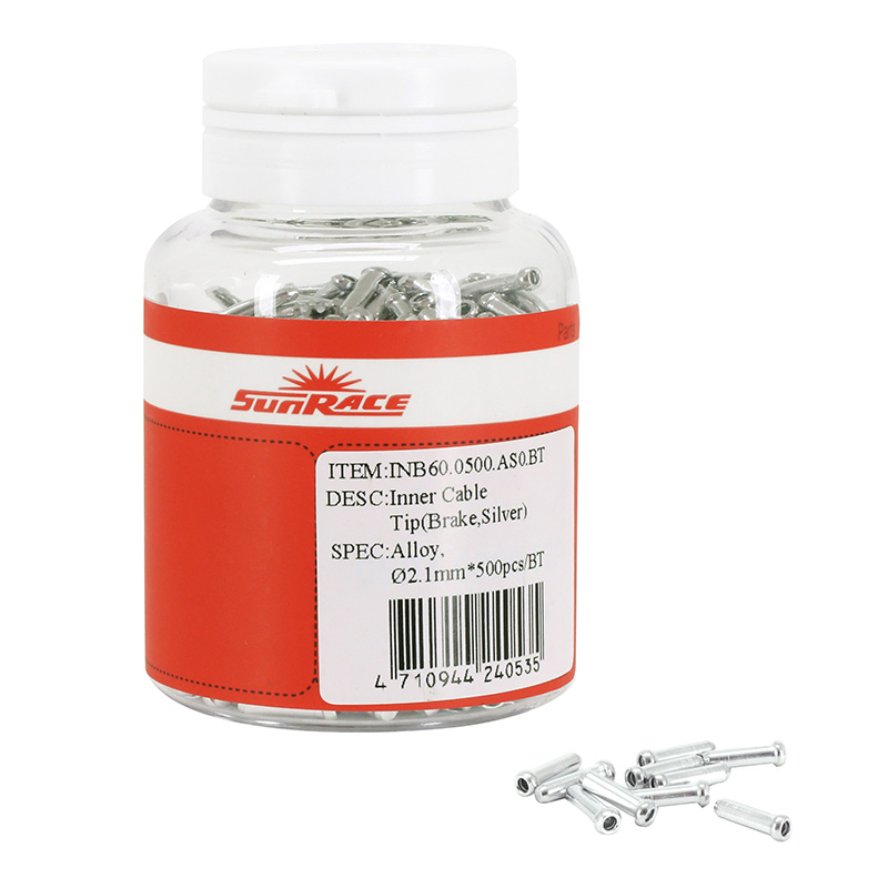 EMBOUT DE CABLE FREIN SUNRACE 1,8MM (BOITE DE 500)