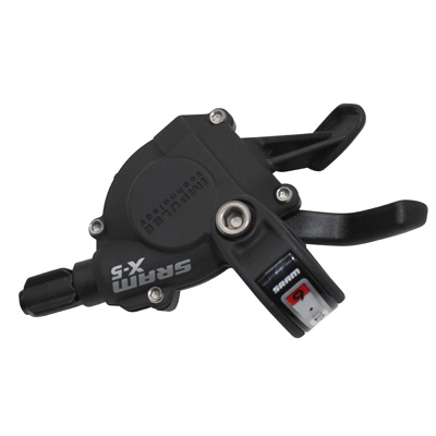 MANETTE VTT SRAM TRIGGER DROITE X5  9V. NOIR