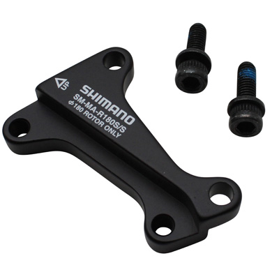 ADAPTATEUR - REHAUSSE FREIN A DISQUE VTT INTERNATIONAL ARRIERE SHIMANO SUR CADRE ETRIER 160MM POUR DISQUE 180MM