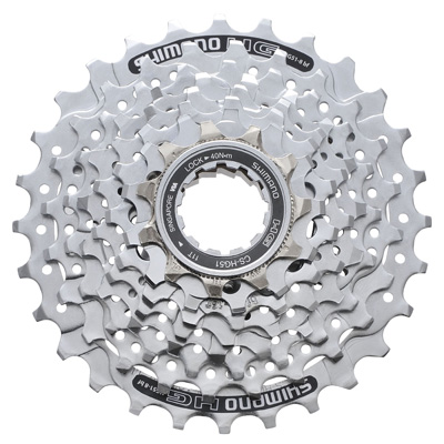 CASSETTE  8V. SHIMANO ALIVIO HG51  11-28 (11-13-15-17-19-21-24-28)