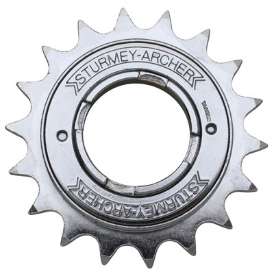 ROUE LIBRE  1V. SUNRACE - STURMEY ARCHER 18D. ARGENT CHAINE 3.30 - 1-2"X1-8" (EN BOITE)