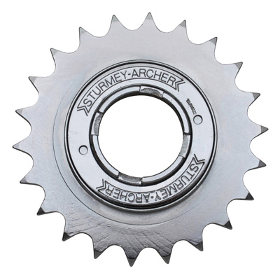 ROUE LIBRE  1V. SUNRACE - STURMEY ARCHER 22D. ARGENT CHAINE 3.30 - 1-2"X1-8" (EN BOITE)