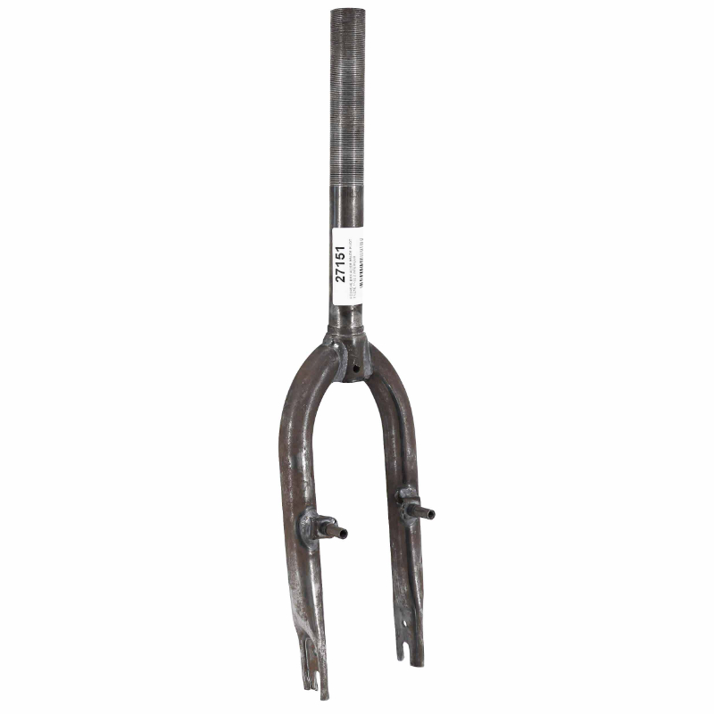 FOURCHE VTT 16" ACIER BRUTE A PEINDRE PIVOT FILETE 1"-22.2 MM INTERIEUR