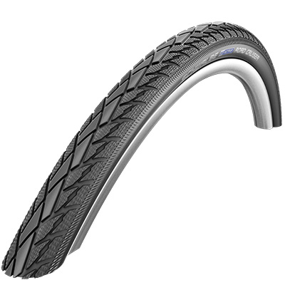 PNEU CITY 22 X 1 1-2 SCHWALBE ROAD CRUISER HS484 NOIR TR (44-484) FLANC REFLEX