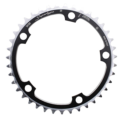 PLATEAU ROUTE 5BRA D.130 MICHE 39DTS INTERIEUR TYPE SHIMANO NOIR 9-10V.