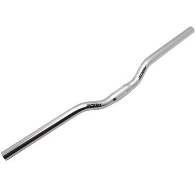 CINTRE VTT DEMI RELEVE P2R ALU KALIN ARGENT 25,4 L600MM HAUTEUR 30MM