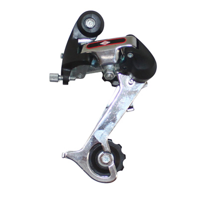 DERAILLEUR VTT ARRIERE P2R FIRST 6-7V. CHAPE LONGUE A VIS (COMPATIBLE SHIMANO)