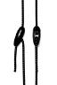 JACK STRAPS BUNGEE, 1200X4MM, BLACK REFLECTIVE