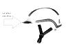 NUTCASE VIO VISOR, BLACK, L/XL, L, ONE SIZE, XL
