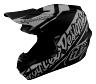 TROY LEE DESIGNS GP HELMET, SLICE, BLACK/GRAY, XL | 60-61CM