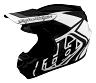 TROY LEE DESIGNS GP HELMET, OVERLOAD, BLACK/WHITE, XL