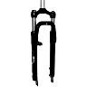 FOURCHE VTT 27.5 " ZOOM 386MLO A RESSORT NOIR REGLABLE-BLOCABLE DEB. 60MM PIVOT LISSE 296MM 1''1-8-28,6 EXTERIEUR COMPATIBLE V-BRAKE-DISQUE