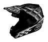 TROY LEE DESIGNS SE4 POLYACRYLITE MIPS HELMET, WARPED, BLACK/COPPER, M | 57-58CM