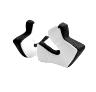 TROY LEE DESIGNS SE3 CHEEKPADS, WHITE, XXL, XXL