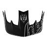 TROY LEE DESIGNS STAGE VISOR, STEALTH, GRAY, ONE SIZE