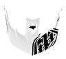 TROY LEE DESIGNS STAGE HELMET VISOR, SIGNATURE, WHITE, ONE SIZE
