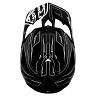 TROY LEE DESIGNS STAGE HELMET VISOR, PINSTRIPE, BLACK/RED, ONE SIZE