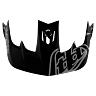 TROY LEE DESIGNS STAGE VISOR, STEALTH, BLACK/STONE GRAY, ONE SIZE