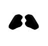 TROY LEE DESIGNS STAGE CHEEKPADS, BLACK, 35MM