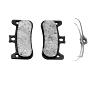 NG SPORTS SEMI-METALL DISC-BRAKE PADS, FORMULA CURA 4-KOLBEN, BLACK