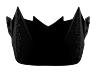 TROY LEE DESIGNS SE4 POLYACRYLITE HELMETET VISOR, MONO, BLACK, ONE SIZE