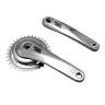 PEDALIER CITY STURMEY ARCHER ALU 170MM PLATEAU 33D. POUR CHAINE 3.30 (1-2 X1-8) BOITIER 115MM