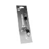 AXE DE ROUE VTT AVANT PLEIN CHROME WELDTITE D 10 X 145MM AVEC GRAISSE ET CAGE A BILLES