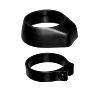 PROTECTION COLLIER DE SERRAGE TIGE DE SELLE P2R DIAM 31.6MM PLASTIQUE NOIR POUR EVITER INFILTRATION EAU-BOUE