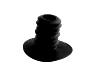 NG SPORTS CARAWEE COMFORT CUT GRIP END CAP, PU/1, BLACK