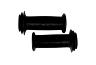 NG SPORTS ABHINEE KIDS GRIP, 100/43MM, 22.2MM INNER DIAMETER, BLACK