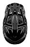 TROY LEE DESIGNS D4 HELMET VISOR, GRAPH, MARINE, ONE SIZE