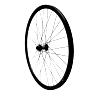 ROUE GRAVEL - ROUTE DISQUE 700 PULSE 19 AVANT MOYEU ROULEMENT CENTERLOCK NOIR TUBELESS READY AXE TRAVERSANT 12-100MM JANTE 19C 32 RAYONS ACIER NOIR